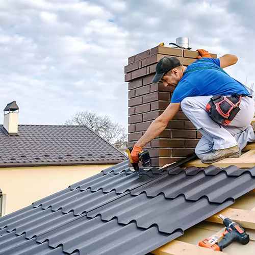 Саморезы 4,8 металл-дерево при креплении листового металла к деревянной обрешётке